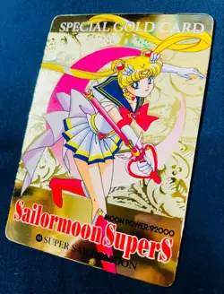 Excellent condition 641 Special Gold Card Sailor Moon Magical Card System Amada - Image 5