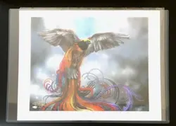 Signed Art Print Birds of Paradise MTG - Image 2