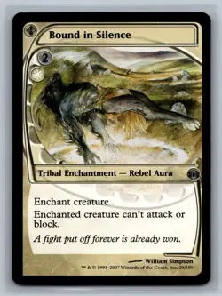 Magic The Gathering Future Sight Bound in Silence #20/180 MTG TCG CCG - Image 1