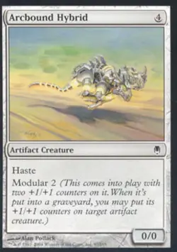 Arcbound Hybrid -Foil Light Play MTG Darksteel - Image 1