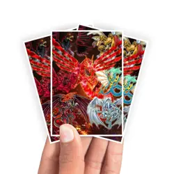 Signer Dragons Card Sleeves - Yugioh | MTG | Pokemon - Image 2