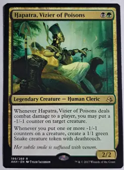 Hapatra, Vizier of Poisons x1 Amonkhet Magic the Gathering MTG LP/NM - Image 1