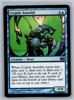 Magic The Gathering Future Sight Cryptic Annelid #34/180 MTG TCG CCG - Image 1