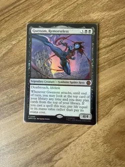 Gwenom Remorseless MTG Spider-Man promo exclusive SPM 0286 FOIL - Image 1