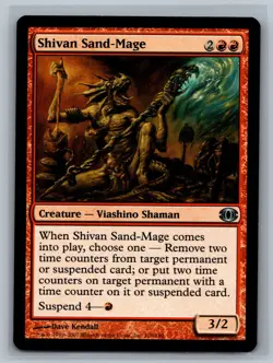 Magic The Gathering Future Sight Shivan Sand-Mage #108/180 MTG TCG CCG - Image 1