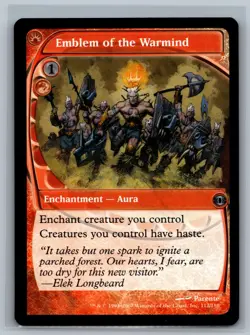 Magic The Gathering Future Sight Emblem of the Warmind #112/180 MTG TCG CCG - Image 1