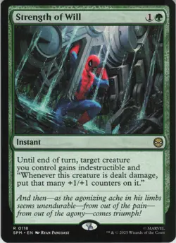 Strength of Will R Marvel's Spider-Man 118 NM Normal MTG - Image 1