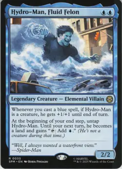 Hydro-Man, Fluid Felon R Marvel's Spider-Man 33 NM Normal MTG - Image 1
