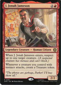 J. Jonah Jameson R Marvel's Spider-Man 81 NM Normal MTG - Image 1