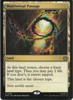 Multiversal Passage R Marvel's Spider-Man 180 NM Normal MTG - Image 1