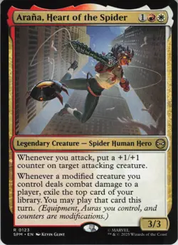 Arana, Heart of the Spider R Marvel's Spider-Man 123 NM Normal MTG - Image 1
