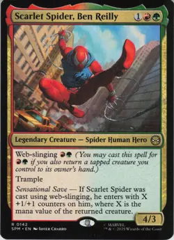 Scarlet Spider, Ben Reilly R Marvel's Spider-Man 142 NM Normal MTG - Image 1