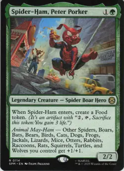 Spider-Ham, Peter Porker R Marvel's Spider-Man 114 NM Normal MTG - Image 1