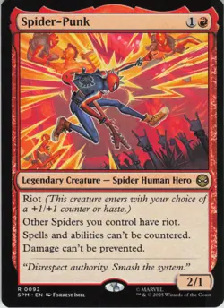 Spider-Punk R Marvel's Spider-Man 92 NM Normal MTG - Image 1