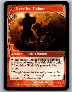 Magic The Gathering Future Sight Bloodshot Trainee #110/180 MTG TCG CCG - Image 1