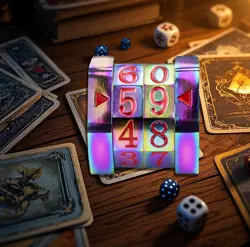 Metal MTG Life Counter Magic Cards Wheel Health Colorful_red - Image 4