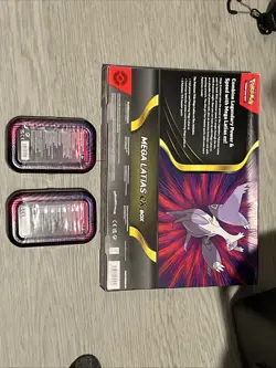 Pokemon TCG Mega Evolution Mega Latias EX Box Sealed Box W/ 2 Mega Mini Tins - Image 3