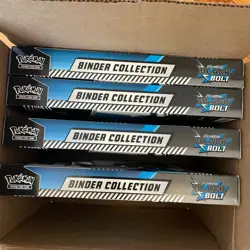 Pokemon Black Bolt Binder Collection Box SEALED lot Of 4 IN HAND Scarlet Violet - Image 1
