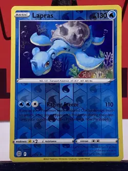 Lapras 031/172 Sword & Shield Pokemon TCG Reverse Holo Rare 2022 MP - Image 3