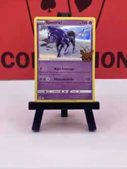 Spectrier 081/196 Trick or Trade Booster Pokemon TCG Holo Rare 2022 NM - Image 2