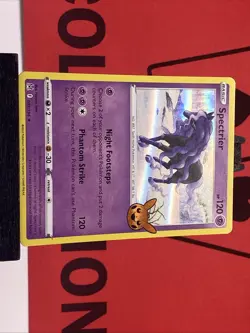 Spectrier 081/196 Trick or Trade Booster Pokemon TCG Holo Rare 2022 NM - Image 4