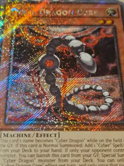 Cyber Dragon Core x1 RA04-EN013 Platinum Secret Rare Yugioh - Image 2