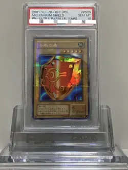 YuGiOh Millennium Shield Ultra Parallel PSA10 Ultra Rare Trading Card Collector - Image 1