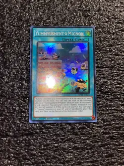 Yugioh! Yummyusment Mignon JUSH-EN023 Super Rare 1st Edition Near Mint - Image 1
