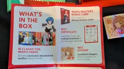 Official Otaku Box WCC Arc 1 Chapter 1 Sealed 10 Card Booster Set Waifu Cards - Image 2