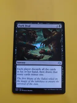 Dark Deal. Fate Reforged. Sorcery Magic the Gathering Card. - Image 1