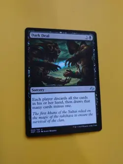 Dark Deal. Fate Reforged. Sorcery Magic the Gathering Card. - Image 3