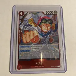 Koby Premium Reprint PRB02-001 One Piece TCG base Card English ENG - Image 1