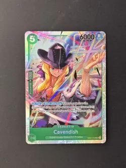 One Piece Cards Game Cavendish EB01-012 SR English PRB-02 Reprint - Image 1