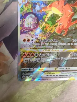 Pokemon TCG Charizard VSTAR SWSH262 Holo Black Star Promo Card - Image 4