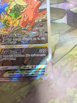 Pokemon TCG Charizard VSTAR SWSH262 Holo Black Star Promo Card - Image 5