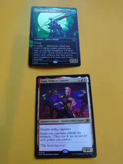 Sami, Wildcat Captain & Genemorph Imago EOE Magic the Gathering 2 Card. - Image 1