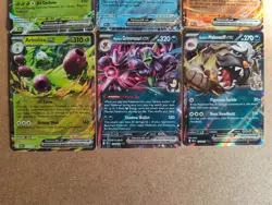 Pokemon TCG Destined Rivals - 6x EX Card Bundle Yanmega Moltres Dondozo Arboliva - Image 2