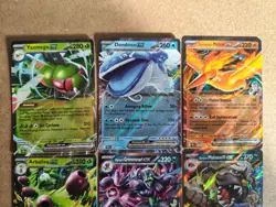 Pokemon TCG Destined Rivals - 6x EX Card Bundle Yanmega Moltres Dondozo Arboliva - Image 3