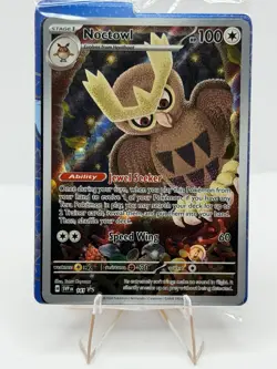 Pokemon Noctowl TCG 141 SV Scarlet & Violet Promo Card Holo Sealed - Image 1