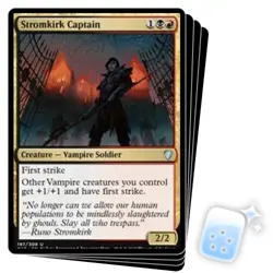 STROMKIRK CAPTAIN X4 Commander 2017 Magic MTG MINT CARD - Image 1