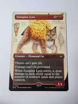 Sunspine Lynx (Borderless) Bloomburrow Regular - Image 1