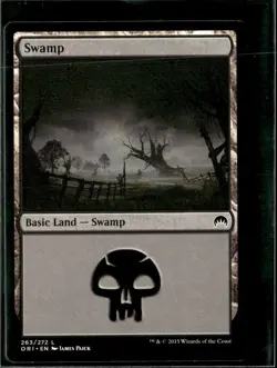 MTG Swamp 263/272 Magic Origins Land Lot 5 LP - Image 1