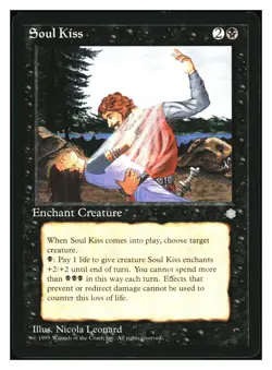 Soul Kiss Ice Age MTG - NM+ - Image 1