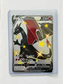 Charizard V Shiny Secret Rare Full Art 79/73 Champions Path Pokemon TCG - Image 1