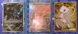 Pokemon 151 UPC Promo Set Mew SVP053 🔥 Mew ex 205/165 Mewtwo SVP052 - Image 1