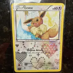 Pokemon TCG Eevee RC14/RC25 Legendary Treasures Holo Radiant Collection - Image 1