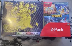 Pokemon Surging Sparks ETB & Booster Bundle Costco 2-pack. Factory Sealed - Image 1