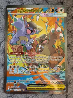 Pokemon TCG Mega Kangaskhan Ex SIR Mega Evolution 182/132 NM PACK FRESH - Image 1