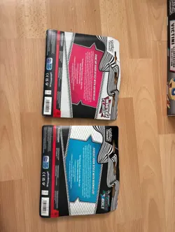 2x POKEMON - S&V BLACK BOLT WHITE FLARE TECH STICKER COLLECTION - New / Sealed - Image 2