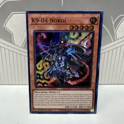 Yu-Gi-Oh TCG - K9-04 Noroi Ultra Rare DOOD-EN025 - Doom Of Dimensions - 1st Ed - Image 1